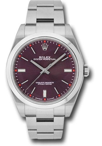 Rolex Watch Rhodium Grey Index Oyster