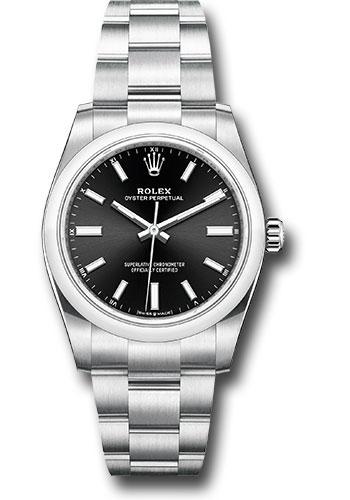 Rolex Datejust 36mm Black Index Oyster