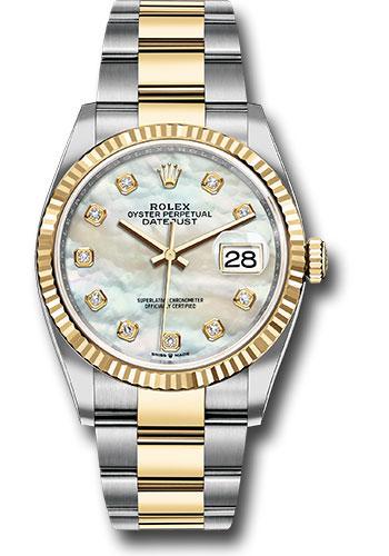 Rolex Datejust 36mm MOP Diamond Oyster