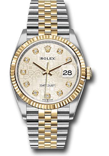 Rolex Datejust 36mm Silver Jubilee Diamond Jubilee