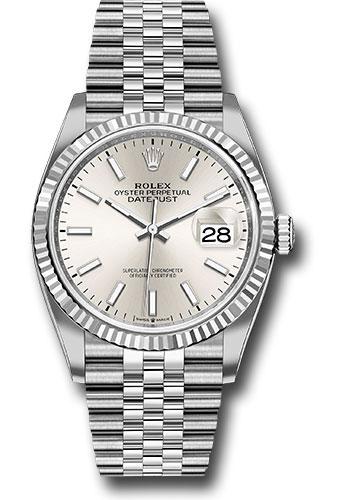 Rolex Datejust 36mm Silver Index Jubilee