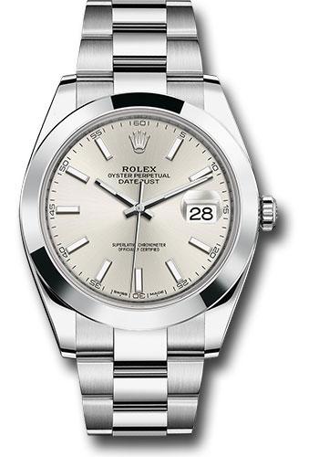 Rolex Datejust 41mm Silver Index Oyster