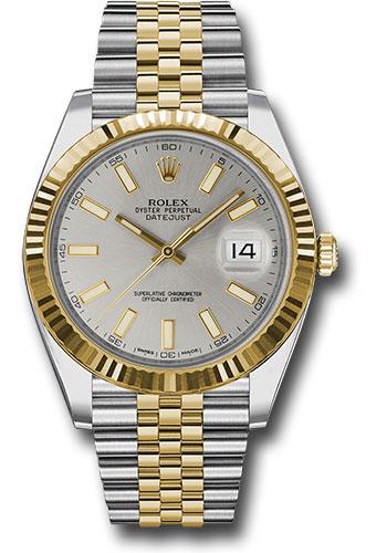Rolex Datejust 41mm Silver Index Jubilee