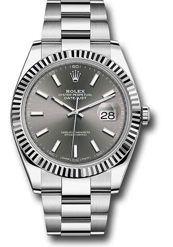 Rolex Datejust 41mm Dark Rhodium Index Oyster