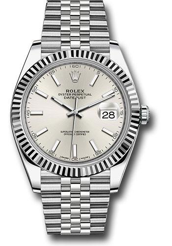 Rolex Datejust 41mm Silver Index Jubilee