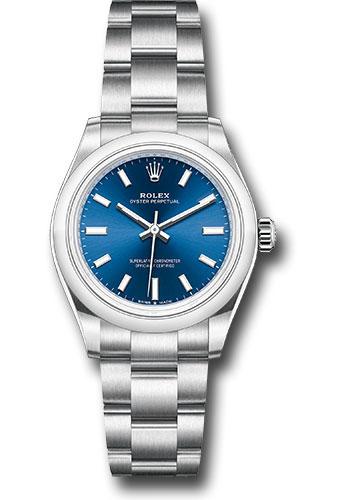 Rolex Watch Blue Index Oyster
