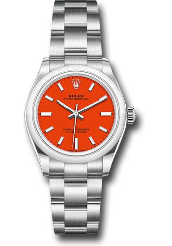 Rolex Watch Red Index Oyster