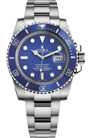 ('Rolex Submariner Date Custom Blue on Blue', 25900)
